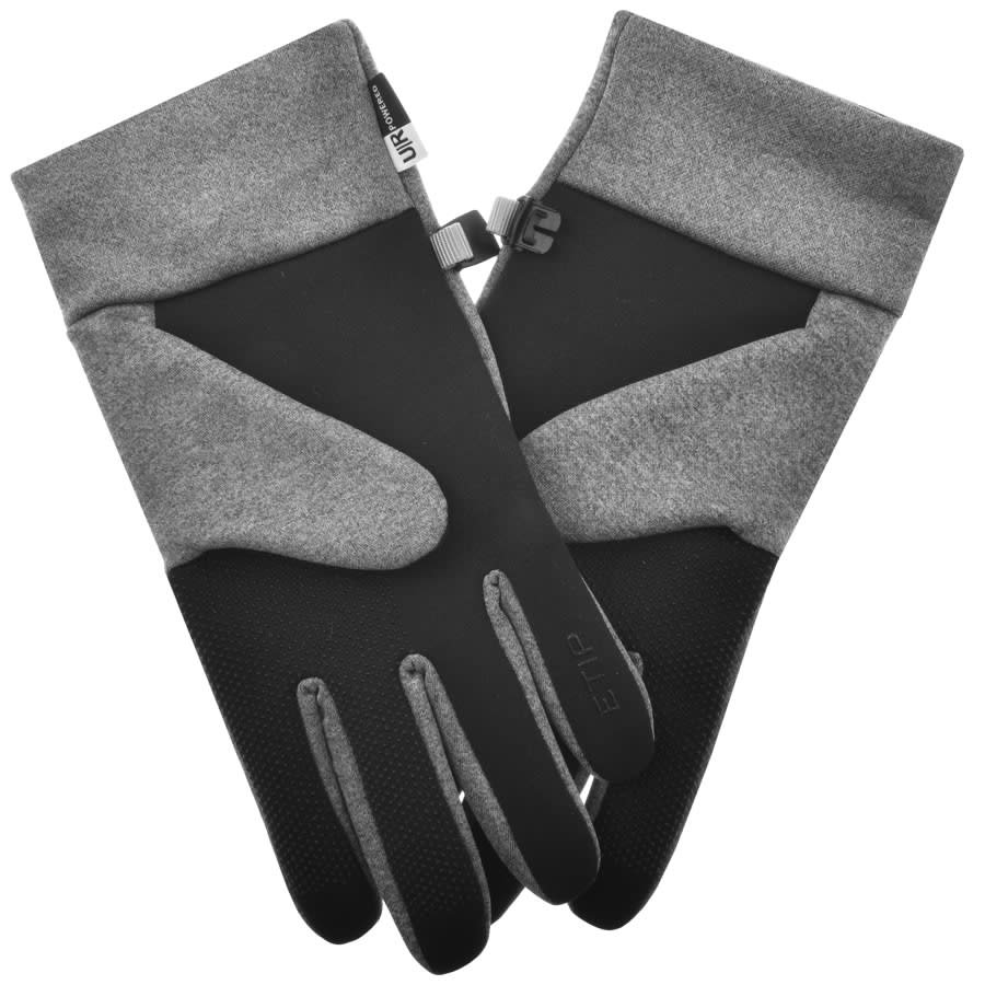 North face grey gloves discount